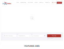 Tablet Screenshot of jobfinderslb.com